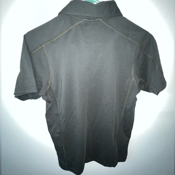 Patagonia Men's Stretch Polo Shirt SMALL Grey Short Sleeve UPF Sun Protection - Picture 2 of 5